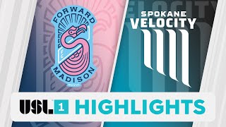 9.21.2024 | Forward Madison FC vs. Spokane Velocity FC - Game Highlights