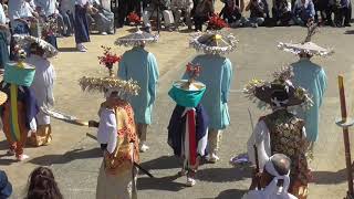 ２０１８年８月25日滝宮天満宮念仏踊り「11組の念仏踊りの様子」