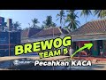 Brewog team 5 Pecahkan Kaca Penyewa Malah Bangga,langsung di copot semua kacanya,Di sewa 1 RT saja