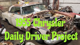 1955 Chrysler Project Daily Driver! Suspension and Drive Train Upgrades! Gettin' low!