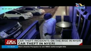 Car theft incidents on the rise in Nyeri