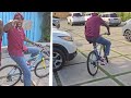 Vybz kartel stop driving car now ridding bicycle