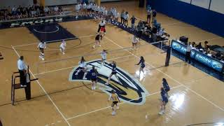 Clips From Emory Volleyball vs  Johnson \u0026 Wales Aug  30, 2019