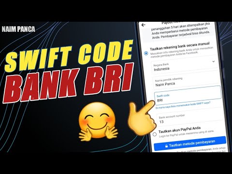 Cara Mengetahui Swift Code Bank BRI Untuk Pembayaran Facebook - YouTube