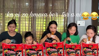 Spicy 2x Challenge | Mukbang [Mizo vlog]