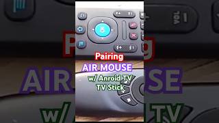 Pairing Air Mouse remote with Android TV / TV stick #shorts #androidtv #tvstick #airmouse  #googletv