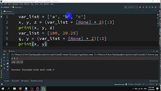 How to Split a variable length string into variables in Python