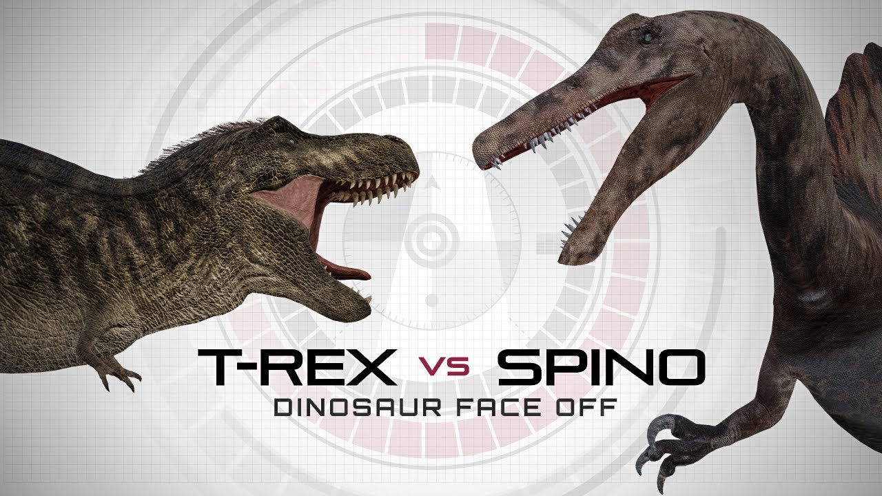 T-Rex Vs Spinosaurus Fight Simulation | 3D Face-Off In-Depth Analysis ...