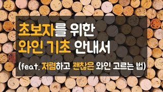 [시나브로 인포] 초보자를 위한 와인 기초 안내서 (와인 고르는/마시는 방법, 와인 상식)