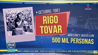 Rigo Tovar tiene el récord de mayor asistencia a un concierto gratuito en México | Francisco Zea