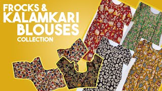 Latest Kalamkari Frocks and Kurtas/Budget Friendly/Office wear Kurtis/  - SSC1026 #kurticollection