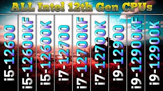 All Intel 12th Gen CPUs Tested in PC Gaming