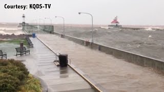 Lake Superior Storm Causes Flooding, Power Outages In Duluth