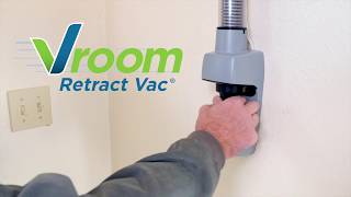Vroom Retract Vac Garage Central Vacuum