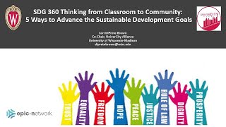 SDG 360 Thinking from Classroom to Community: 5 Ways to Advance the Sustainable Development Goals