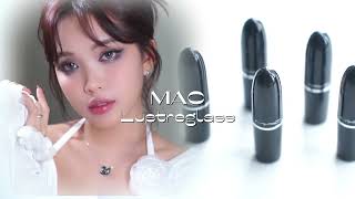 [SWATCH \u0026 REVIEW] MAC - LUSTREGLASS LIPSTICK | BELLA TRƯƠNG