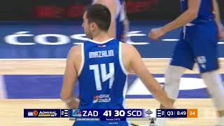 AdmiralBet ABA League 2024/25 highlights, Round 18: Zadar - SC Derby(25.1.2025)