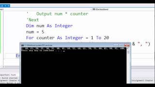 Visual Basic - Assignment Chapter 6 - Part B - Multiple of 5 Number series using loops