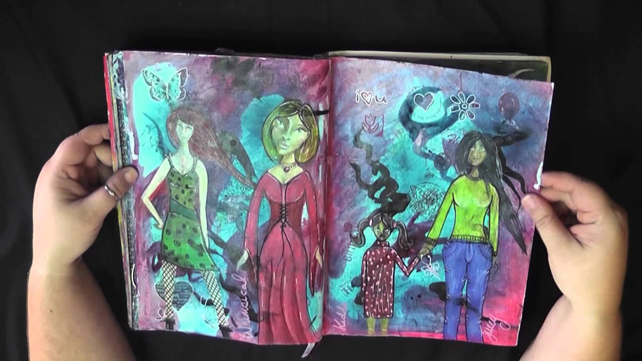 Art Journal Flip Through Youtube