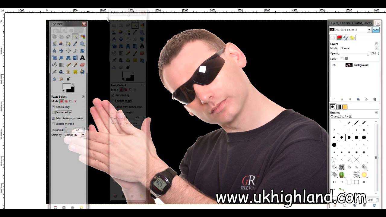 Feather Edges Gimp Youtube