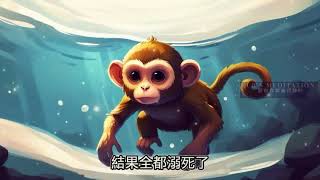 佛典故事078:獼猴入海喻🐒