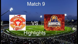 HBL PSL 2020 Highlights - Islamabad United vs Quetta Gladiators - Match 9 - 27 Feb