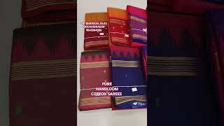 #PURE HANDLOOM COTTON SAREES #FOR ORDERS DM #9845304306 #SILK SAREES #TRENDING SHORTS