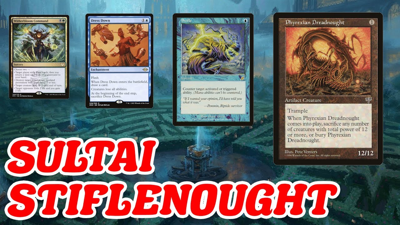 Sultai Stiflenought Legacy Blue Black Green Phyrexian Dreadnought