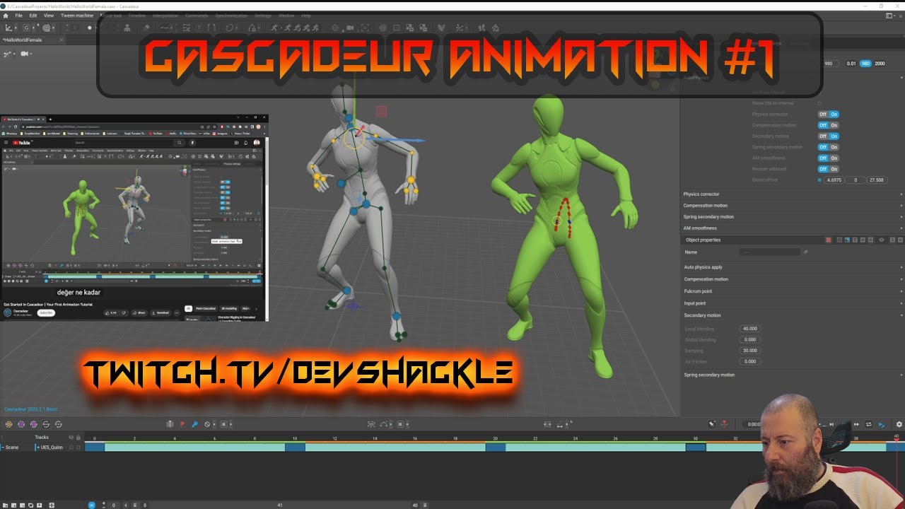 Cascadeur Animation 1 Youtube Cascadeur Animation 1 Youtube