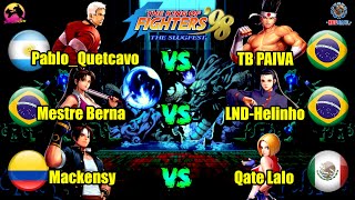 🔥KOF 98🔥Mestre Berna🇧🇷🆚LND-Helinho🇧🇷/Quetcavo🇦🇷🆚TB PAIVA🇧🇷/Qate Lalo🇲🇽🆚Mackensy🇧🇷