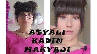 ASYALI KADIN MAKYAJI DENEDİM | Gözlerime İnanamadım :O