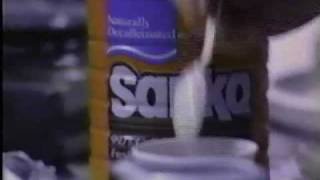 Sanka Decaffeinated Coffee Commercial (1989)