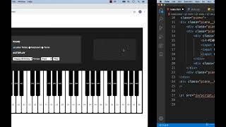Build Modern JavaScript Projects 0420 Piano HTML