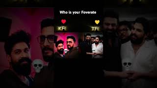 Which your Foverate|| Yash and sudeep 😎|| allu arjun and Prabhas|| #viralvideo #kannada #telugu