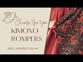 Chinese New Year Baby Kimono Making | Dragon Red Kimono Rompers #uksmallbusiness Business Vlog ❀4