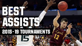 Best March Madness assists in the last five seasons (2015-19)