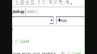c++ Programming - 4 - if/else if, grade