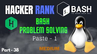 Paste - 1 | Hacker Rank Bash Problem solving #linux #opensource #bash #bashscripting