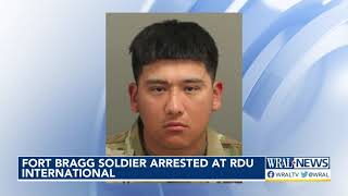 Ft. Bragg soldier charged for disorderly conduct at RDU; drunkenly 'chasing people around terminal'