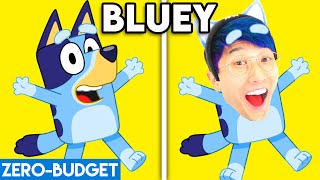 BLUEY WITH ZERO BUDGET! (BLUEY ANIMATION FUNNY PARODY BY LANKYBOX!)