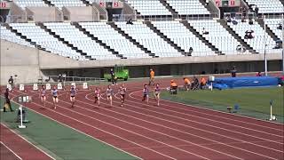 第69回全日本実業団陸上・女子100m予選3組目/1着：御家瀬緑（住友電工）11秒91