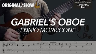 Gabriel's Oboe - Ennio Morrricone (Fingerstyle Tutorial with TAB)