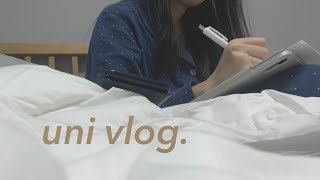 [uni vlog] 4학년 막학기 마지막 기말고사 시작 | 공대생 브이로그