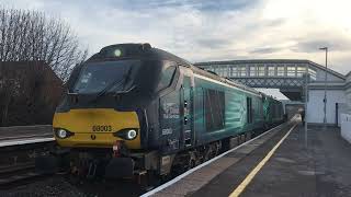 68003 and 68006 at Bridgwater