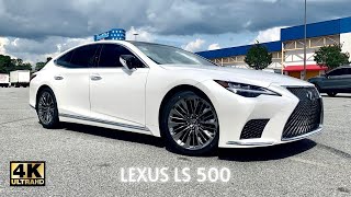 2022 Lexus LS 500 3.5L V6 RWD POV Test Drive + Interior/Exterior Review (ASMR)