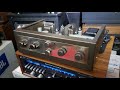 Fantastic Eico HF-81 EL-84 Integrated Tube AMP - Quick Demo on Altec Model 14 - BIGAZSPEAKERS.COM