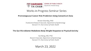 Works-in-Progress Seminar w/Kristen Brantley and Kai Wang, March 23, 2022