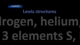 4.3 Lewis structures (SL)