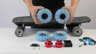 CLOUDWHEEL Electric Skateboard Pulley Drive Sprocket Set Fit BOOSTED Installation video