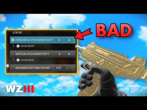 Stop using bad controller sensitivity